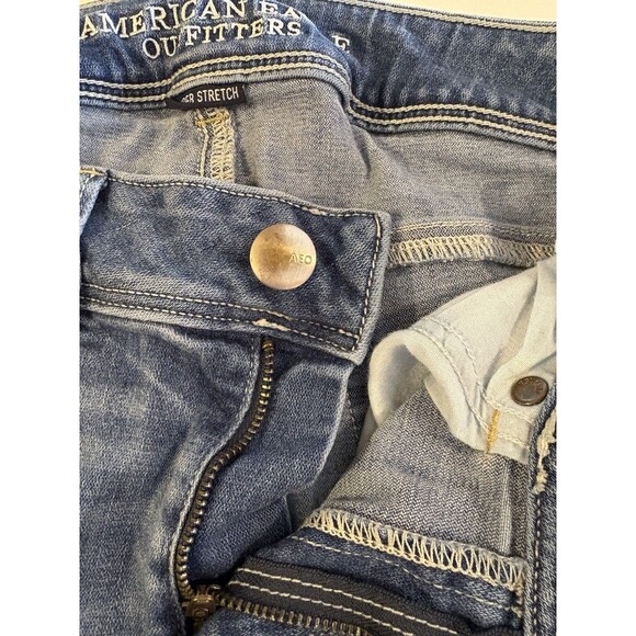 American Eagle Outfitters Women’s Y2K Low Rise Kick Boot Stretch Jeans Size 10 - Picture 8 of 11